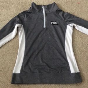 PINK Quarter Zip Pullover- Perfect condition
